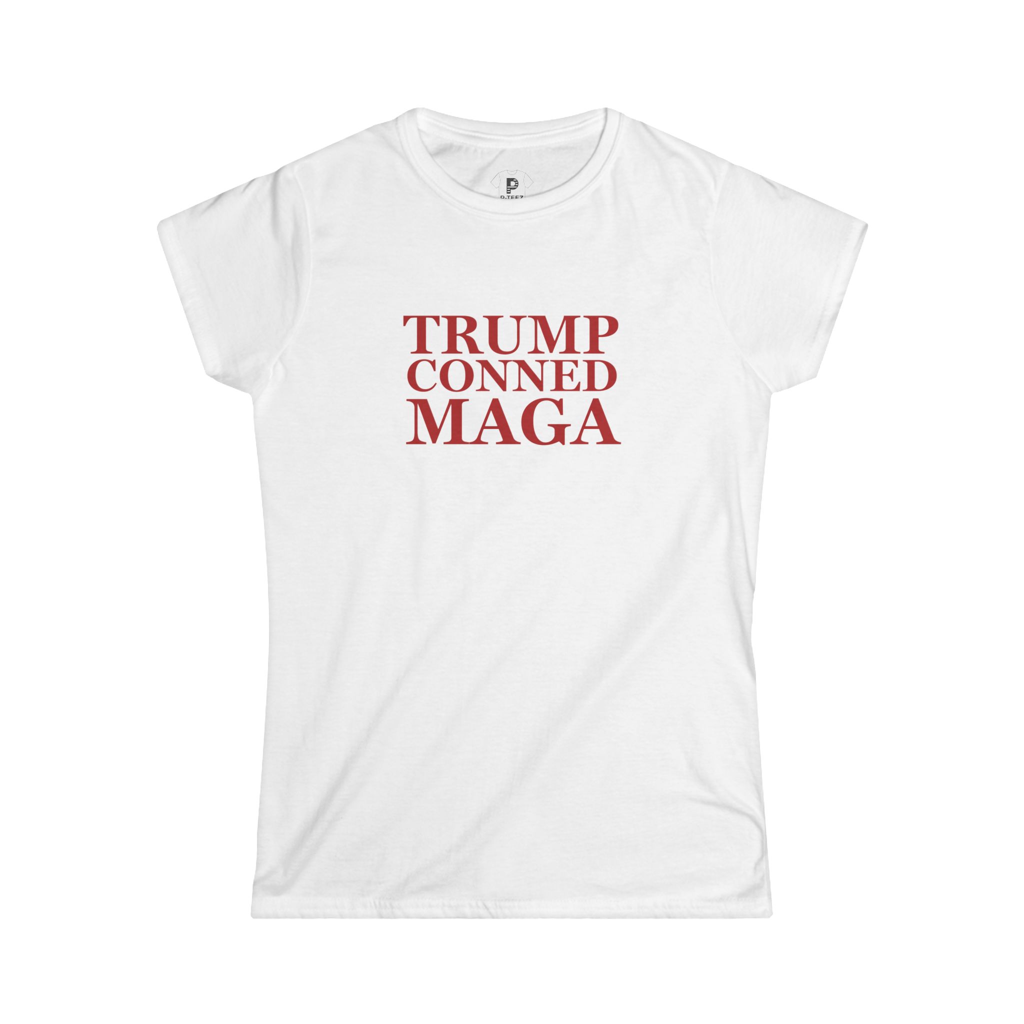 Women's TRUMP CONNED MAGA T-Shirt - Image 2